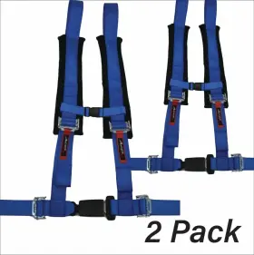 4phblue Aces Racing 4 Point Harness With Ez- Buckle By -