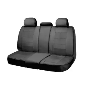 Sc534507 Adc Solutions Auto Drive Full Faux Leather Rear Bench Seat Cover Black
