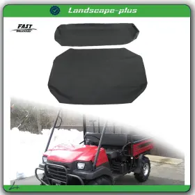 Aus3599289 All-carb Black Seat Cover Fit For Kawasaki Mule 2500 2510 3000 3010 Diesel 4x4 Waterproof