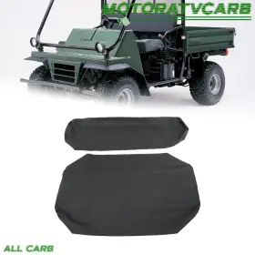 Mot3500226 All-carb Seat Cover For Kawasaki Mule 2500 2510 3000 3010 Utv Diesel 4 Black New