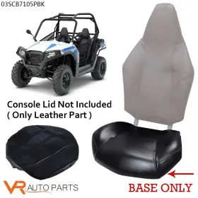 Allgood1124376 Allgoodauto Fit For 2008 Polaris Rzr 570 800 900 Replace Seat Cover Leather Standard Black
