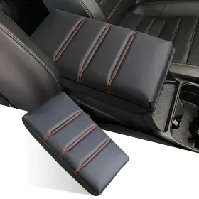 Anmosvo 768572416857 For Crv Center Console 1 23-26 Orange Stitches Thick Size
