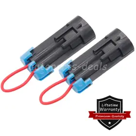 1jzjz-gte Autoparts-deals 754607407275 2pcs Seat Belt Harness Bypass Safety Plug For Polaris Ranger 570 / 900 1000 Xp