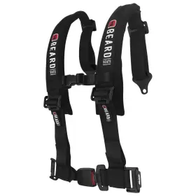 1297970006 Beard 4-point Safety Harness With Automotive Buckle - Black