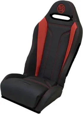 Ft12-ft21 Bs Sand 602003003349 Peburddtr Performance Seat - Double T Black/red Polaris