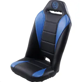 Bs Sand 602003005015 Roxblupoc Front Bucket Seat With Pocket - Black And Blue