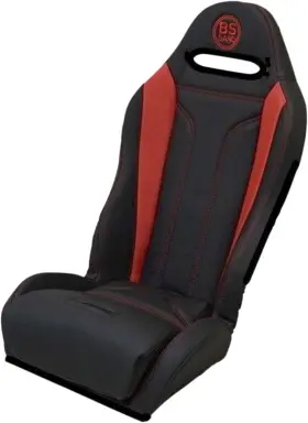 9897-b592372-utv Bs Sand Performance Seat-double T-black/red For 2020 Can-am Maverick X3 X Mr