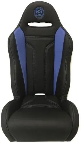 Pbubldt20 Bs Sand Black/blue Double T Performance Seat Foam Vinyl Solo