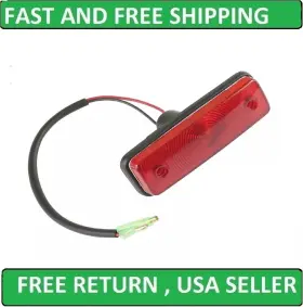 Lt126aa1008 Caltric Rear Taillight Assembly Fits Yamaha Warrior 350 Yfm350x 1987 1988 1989 1990-2001