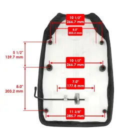 Zi105 Caltric Complete Seat Black Fits Honda Trx450es Trx450s Foreman 450 4x4 Es S 1998 - 2001