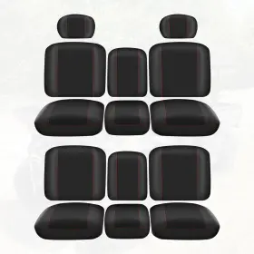 Cemofe 673658377772 Utv Seat Cover For Can Am Defender Max 2018-2025/dps 2017-2025 Black
