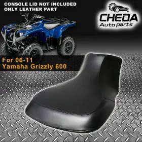 Gpl30676 Cheda Atv Seat Cover Fit For 06-2011 Yamaha Grizzly 600 Standard Black Us
