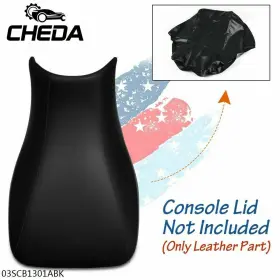 Gpl7877 Cheda Fit For Honda Rubicon/foreman Pvc Leather 2005-11 Standard Seat Cover Black