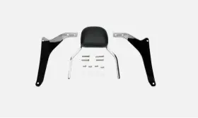 02-4745 Cobra 1039148 Mini Square Sissy Bar Chrome 2007-2015 Yamaha Xvs1300a
