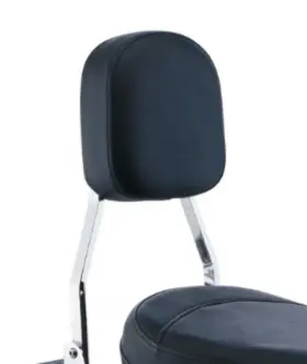 02-5122 Cobra 1176844 Standard Square Sissy Bar Chrome Motorcycle Backrest