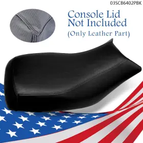 Ht-03scb6402pbk Crossdesign Yamaha Grizzly 700 Seat Cover Fit For 2007-2011 Black Marine Vinyl New