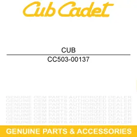 503-00137 Cub Cadet Lower Backplate Seat Cushion Challenger Cx750 Cx700 Cx500
