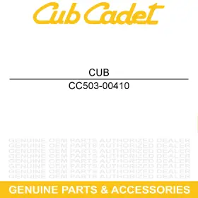 503-00410 Cub Cadet Seat Belt Locker I Cx750 Crew 4x4