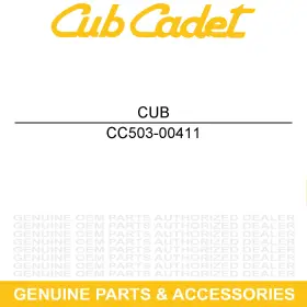 503-00411 Cub Cadet Safety Belt Cx750 Crew 4x4