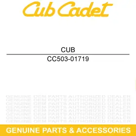 503-01719 Cub Cadet Seating Protector Challenger Mx750 Mx550 Eps 750 550 4x4