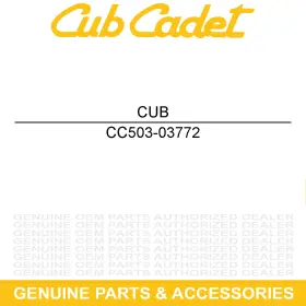 503-03772 Cub Cadet Bottom Left Seat Pad Challenger M550 M750 4x4 Eps Utv