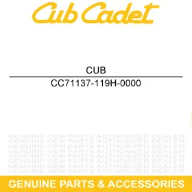 71137-119h-0000 Cub Cadet Seat Spring Pressure Plate Challenger Cx700 Cx500 700
