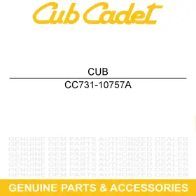 731-10757a Cub Cadet Front Seat Cover Challenger 4x2 400lx 400 731-10757