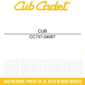 757-04067 Cub Cadet Bench Seat Back Volunteer Shifter Efi Diesel Cover