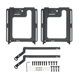 U020-a003-blk Darupsun 2 Pack Utv Seat Bases Lower&recline Kit For Polaris Rzr 800/900 1000 Xp Turbo