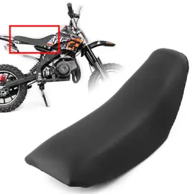 Dictorcoltdusa 550732864628 1x Black Foam Seat For 43cc 47cc 49cc Mini Kids Quad Dirt Bike Atv 4 Wheeler