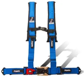 14-0039 Dragonfire Racing H-style 4-point Harness With Sternum Clip 2 Inch Bue