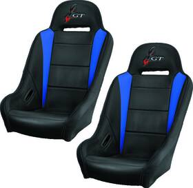 521412 Dragonfire Racing Highback For Gt Seat Pair Black/blue -