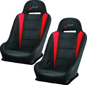 521413 Dragonfire Racing Highback For Gt Seat Pair Black/red -
