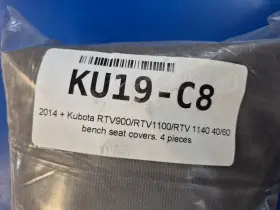 Ku19-c8 Durafit New 4pc. Seat Cover Kit For Kubota Rtv