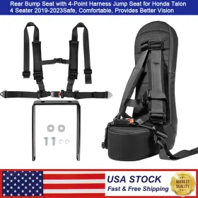 Egqp2096 Eg-auto Rear Bump Seat With 4-point Harness Jump For Honda Talon 4 Seater 2019-2023
