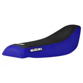 509-suz-std-blublk-suz-lgenj Enjoy Mfg 1983-1987 Suzuki Lt/alt 125 185 Gripper Seat Cover Blue/black Standard #509