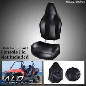 Alo541335 G-plus Fit For 2008 Polaris Rzr 570 800 900 Leather Seat Cover Kit Black Replacement