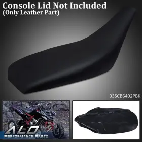 Alo596326 G-plus Fit For Yamaha Raptor 660 Seat Cover 01-04 Standard Atv Black