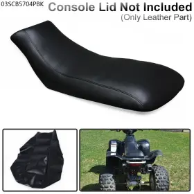 Goneparts0822 Goneparts 2 Fit For 1993-2006 Honda Trx300ex Leather Seat Cover Protector Standard Black
