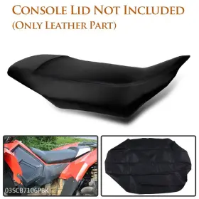 Goneparts0903 Goneparts 1 Fit For 13-20 Polaris Scrambler 850 1000 Synthetic Leather Seat Cover Black