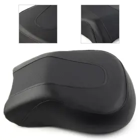 Goodnewstoreusa 286452153383 Rear Passenger Seat Cushions Pillion For Harley Softail Fat Boy Flstf 2008-14