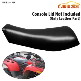 E-03scb7501abk Grandorange Seat Standard Atv Cover Leather Fit For 1995-01 Artic Cat 500 Auto Black