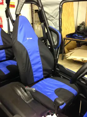 Kt2bs-bk Greene Mountain Kt2bs-bk/bl Kawasaki Teryx Seat Covers By - Black And Blue