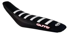 Guts Racing Interr2122ogtstrx90 Rib Grip Gripper Seat Cover Black White Honda Trx90 Trx 90 All Years
