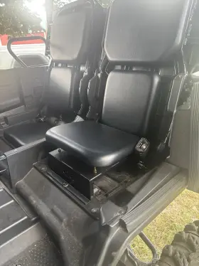1000-5 Honda Rec002 Pioneer Rear Seat Risers 2016-2025 Pair Black