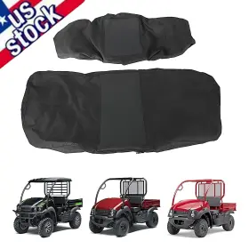 C11170430-d Jfg Racing Utv Bench Seat Cover For Mule 600 610 4x4 Xc Sx 2017-2025 Motorcycle Black