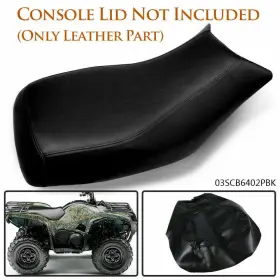 J-03scb6402pbk Jijiamotor13 Fit For 2007-2011 Yamaha Grizzly 700 Seat Cover Black Marine Vinyl Usa