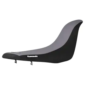 231-kaw-std-blkgry-kaw-lgenj Kawasaki 2004 - 2009 Kfx 700 Seat Cover Black/grey Standard #231 Logo
