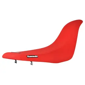 231-kaw-std-redred-kaw-lgrenj Kawasaki 2004 - 2009 Kfx 700 Gripper Seat Cover All Red Standard #231 Logo
