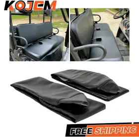 Rocket1563 Kojem Seat Cover Set For 02-08 Polaris Ranger 425 500 700 Utv 6x6 4x4 4x2 Sport Black